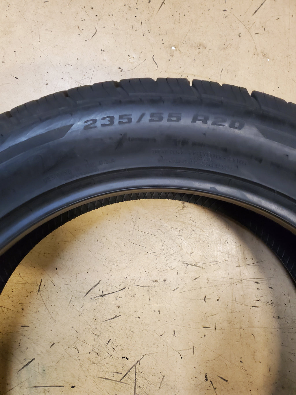 2 BFGOODRICH ADVANTAGE CONTROL BSW P 235 55 20 102V ALL SEASON TIRE 72424