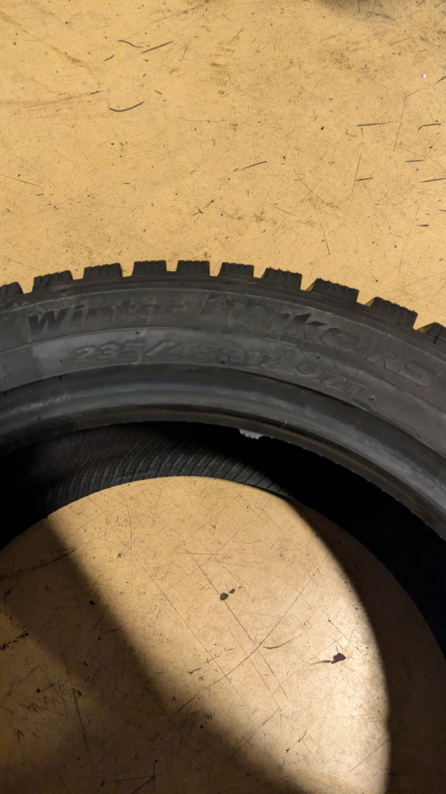 NOS HANKOOK WINTER I PIKE RS BSW P 235 45 17 97T XL HIGHWAY TIRE 1014439