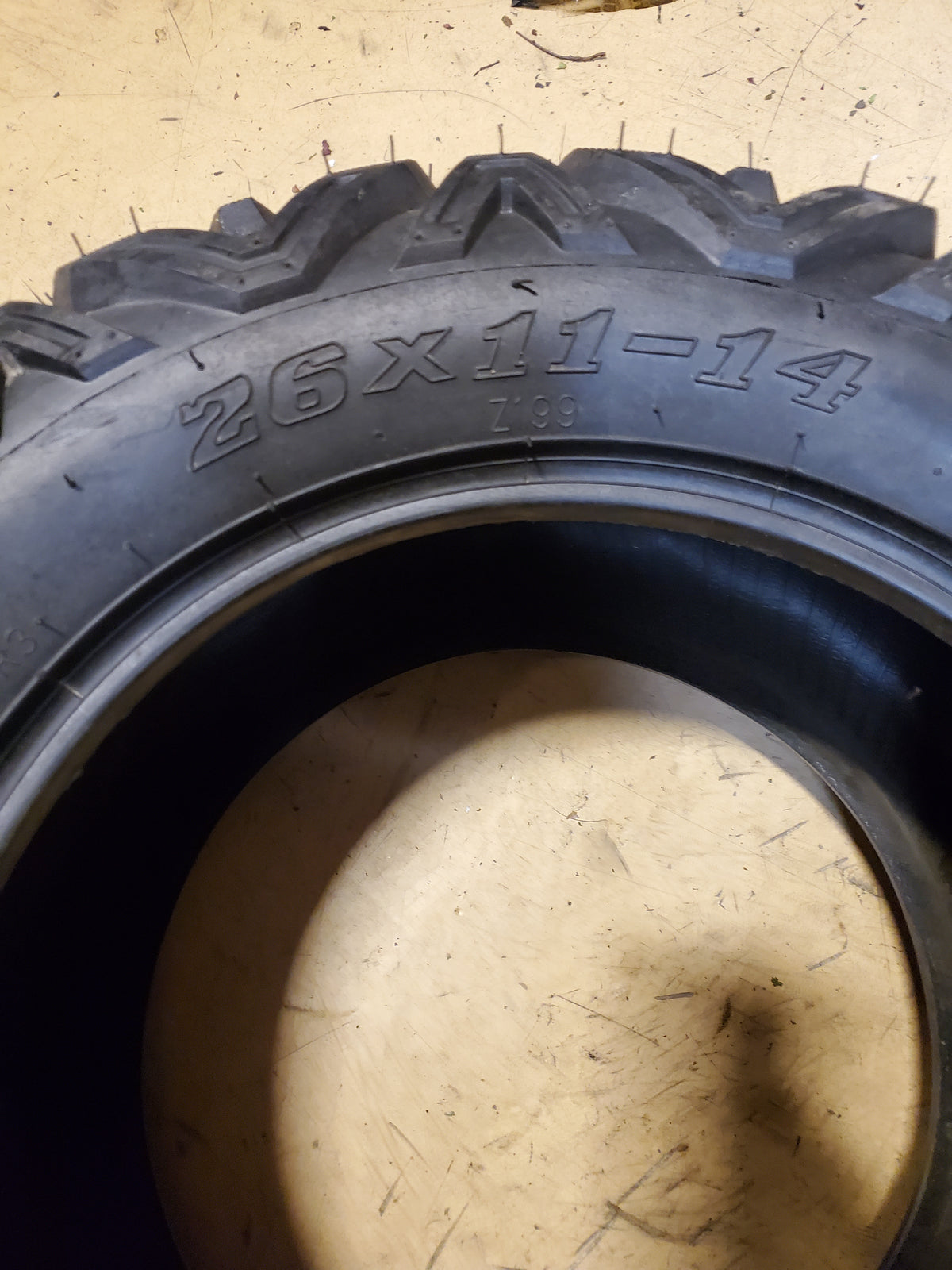 NOS MILLION PARTS BSW 26 11 14 6PLY ATV/UTV TIRE MP261114