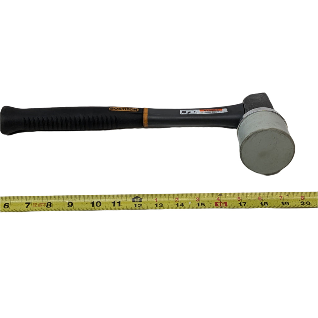 BOSTITCH 45 OZ. RUBBER HEAD MALLET 14.8 IN. L X 4.2 IN. DIA. FOR HARDWOOD FLOORING
