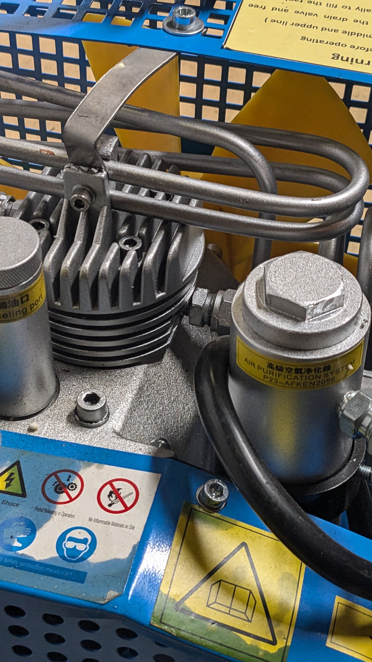 TUXING DRIVING AIR COMPRESSOR HIHG PRESSURE 100I/MIN 4500PSI TX-100