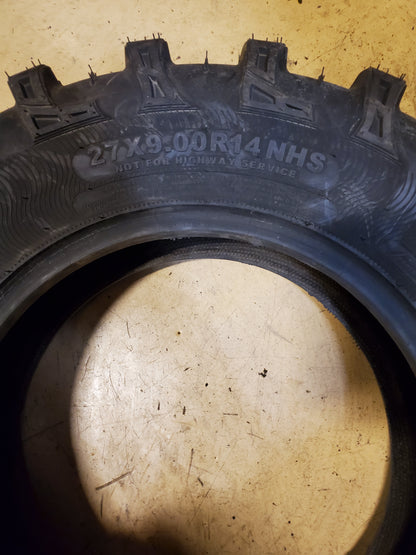 NOS ARMSTRONG DIRT MASTER BSW 27 9 14 6PLY ATV/UTV TIRE T1870627900R14