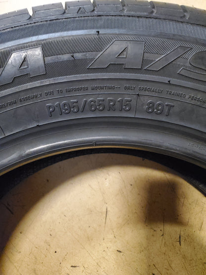 NOS TOYO EXTENSA A/S BSW P 195 65 15 89T ALL SEASON TIRE 147510