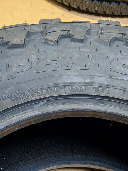 TOYO OPEN COUNTRY M/T LT 37 12.5 17 124Q LRD 8PLY MUD TERRAIN TIRE 360770