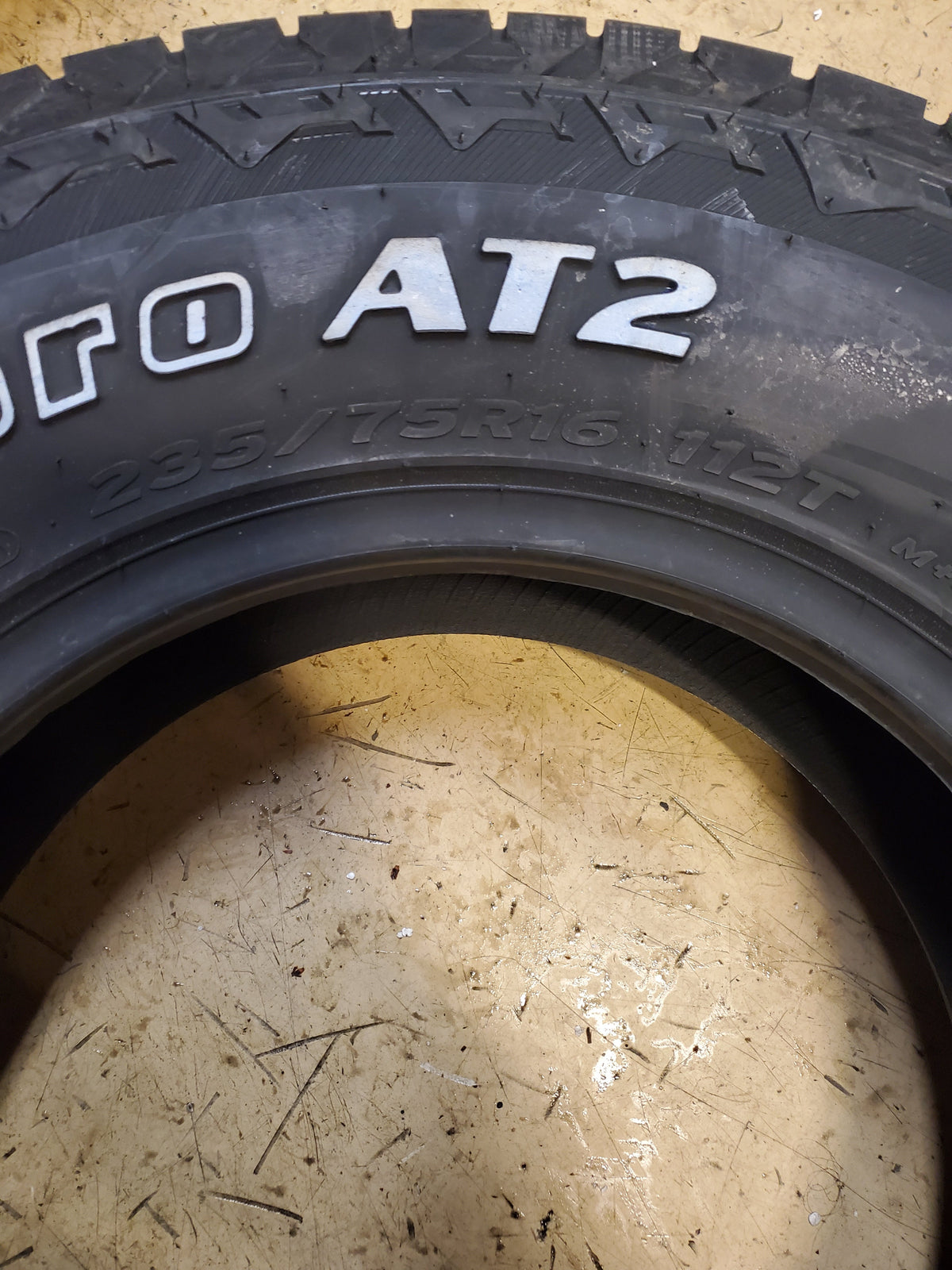 HANKOOK DYNAPRO AT2 RF11 BSW P 235 75 16 112T XL ALL TERRAIN TIRE 1023444