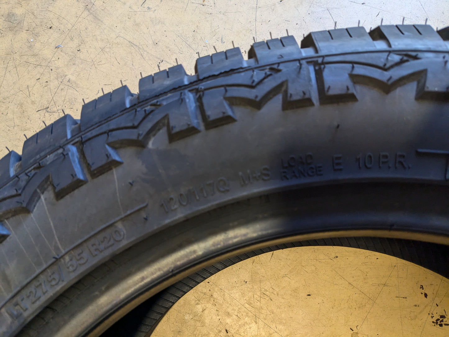 TERRA STORM CAT3 A/T BSW LT 275 55 20 120/117Q LRE 10 PLY ALL TERRAIN TIRE TS39107