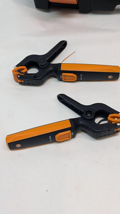 TESTO 557S AC MANIFOLD GAUGE SET – AC RECHARGE KIT WITH 2X TESTO 115I PIPE CLAMP THERMOMETER, 1X TESTO 552I MICRON GAUGE, AND 4X HOSES