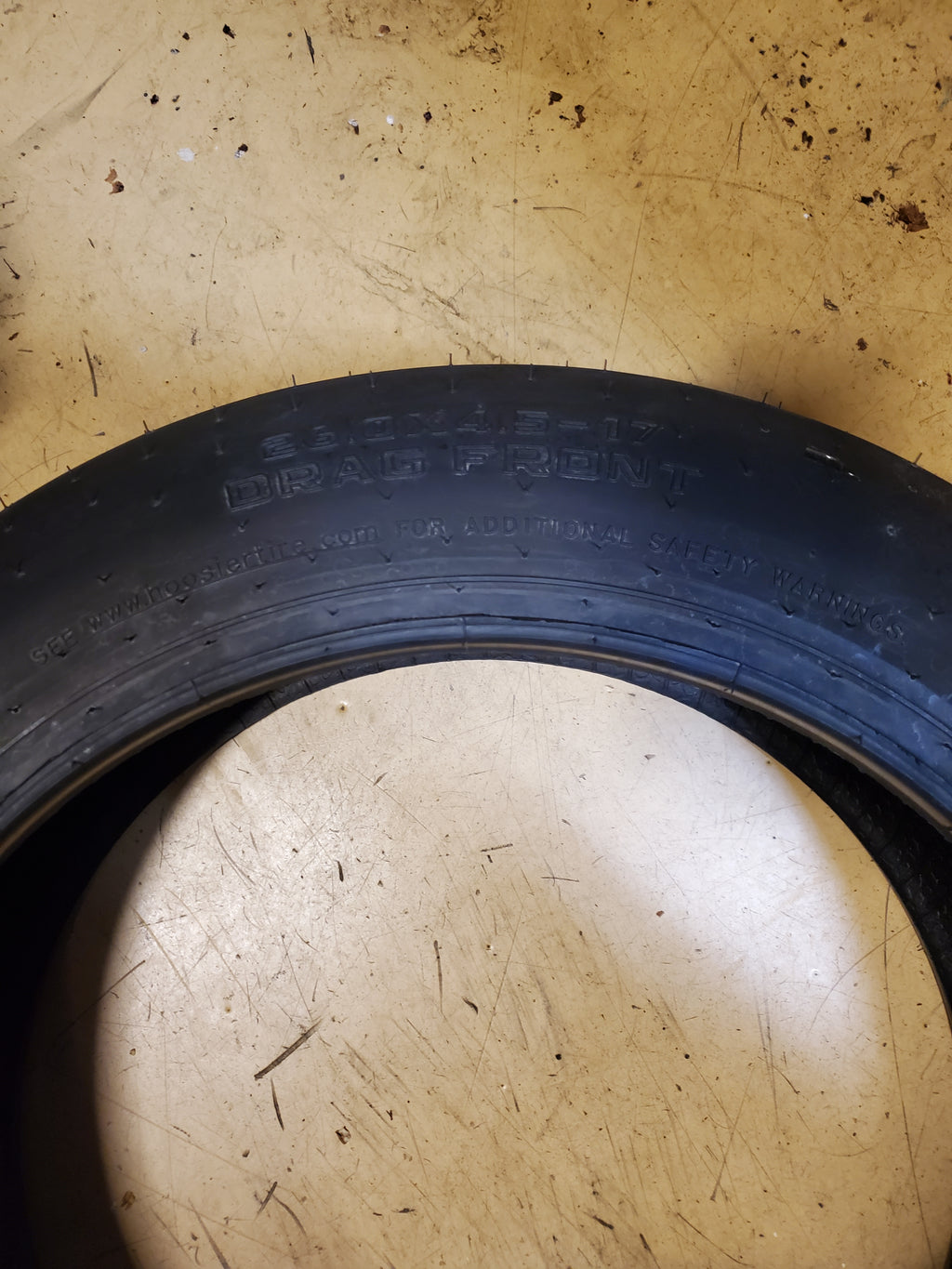 HOOSIER  BSW  26 4.5 17 FRONT DRAG SLICK TIRE 18103 82 3/4"