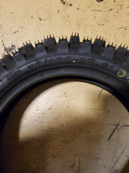 DUNLOP GEOMAX MX34 BSW 70 100 10 41J REAR DIRT BIKE TIRE 45273506