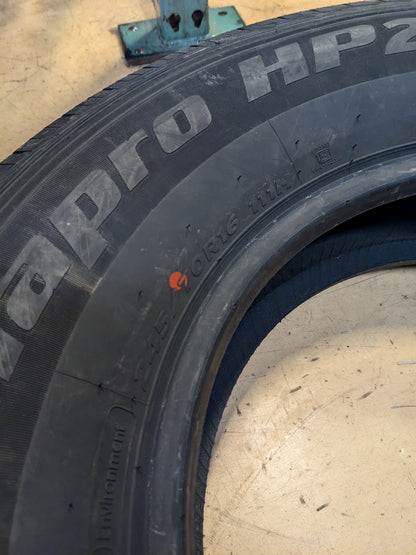 NEW OLD STOCK  HANKOOK DYNAPRO HP2 RA33 P 245 70 16 111H SL ALL SEASON TIRE 1014586