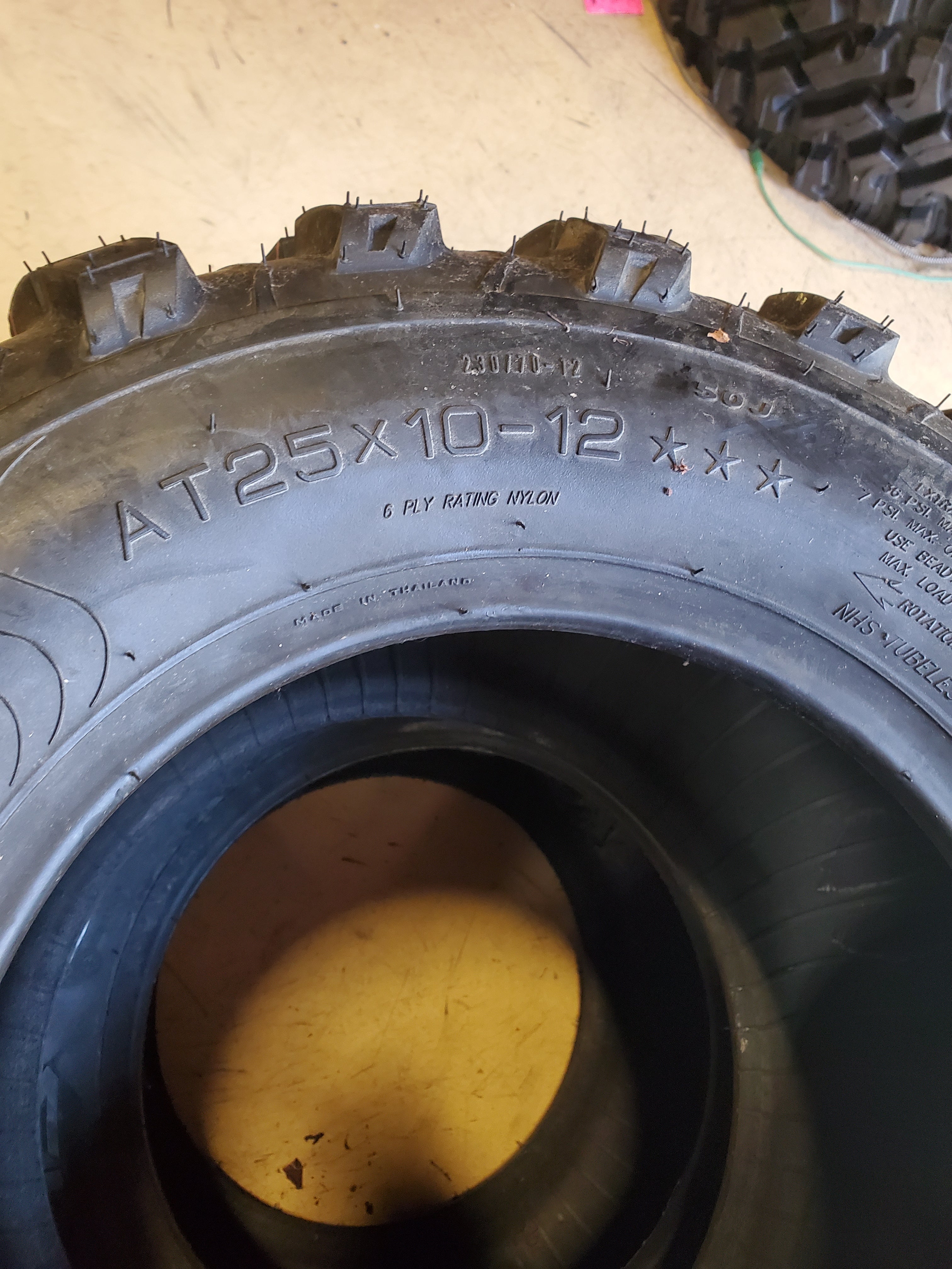 AMS SWAMP FOX BSW AT 25 10 12 50J 6PLY ATV/UTV TIRE 12503521