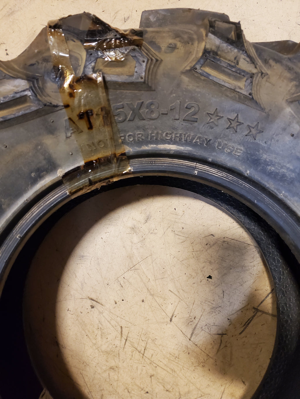 GLADIATOR M/T BSW AT 25 8 12 6PLY ATV/UTV TIRE 1378602281