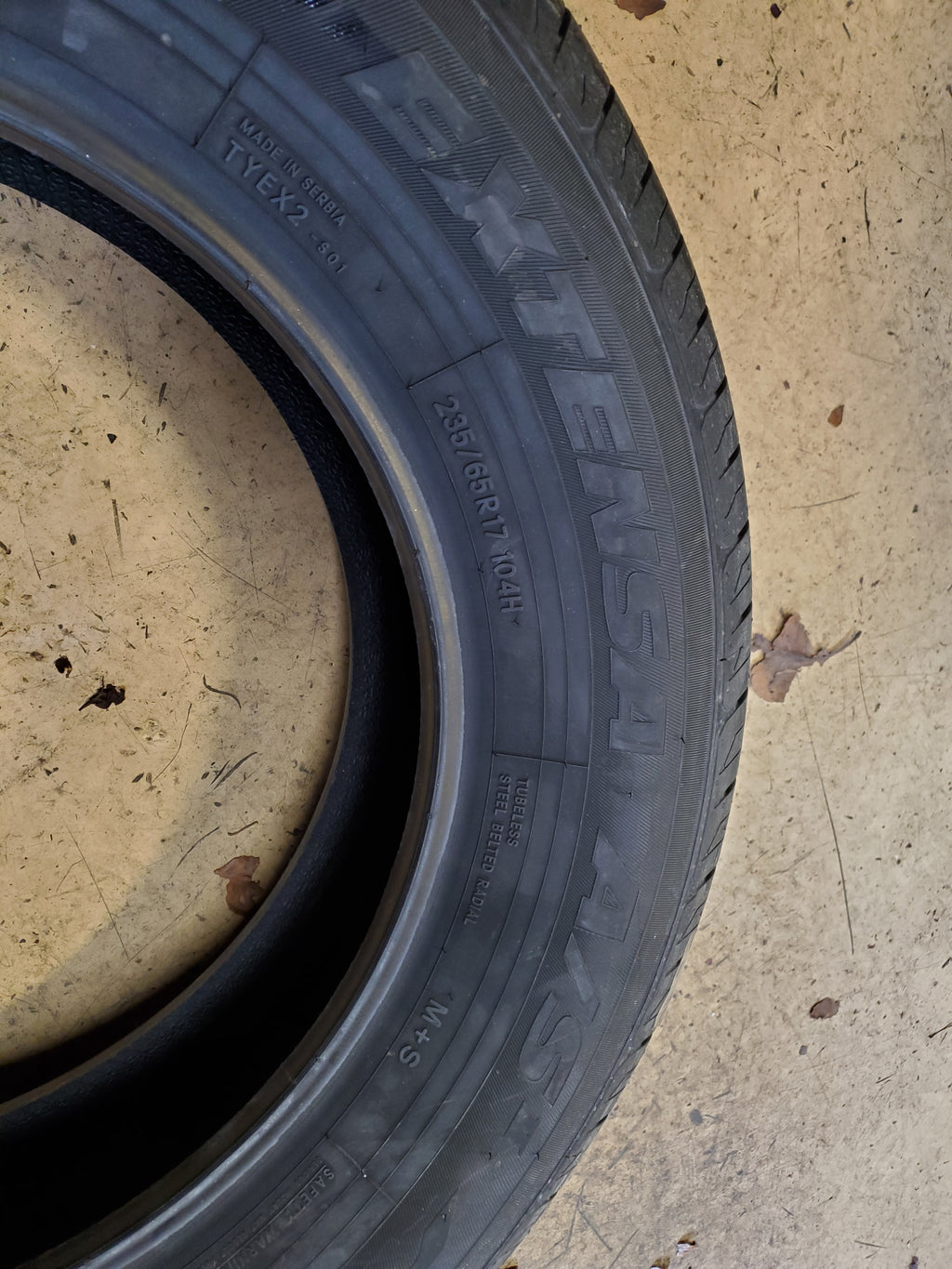 TOYO EXTENSA A/S BSW P 235 65 17 104H ALL SEASON TIRE 147990