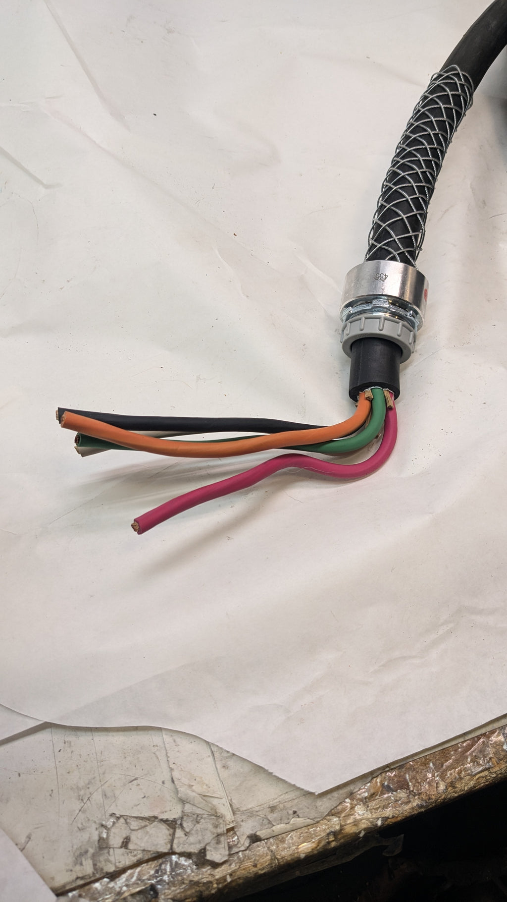 WALTHER FEMALE CONNECTION CABLE 16FT TYPE 369519 60A-7H 30Y277/480AVAC