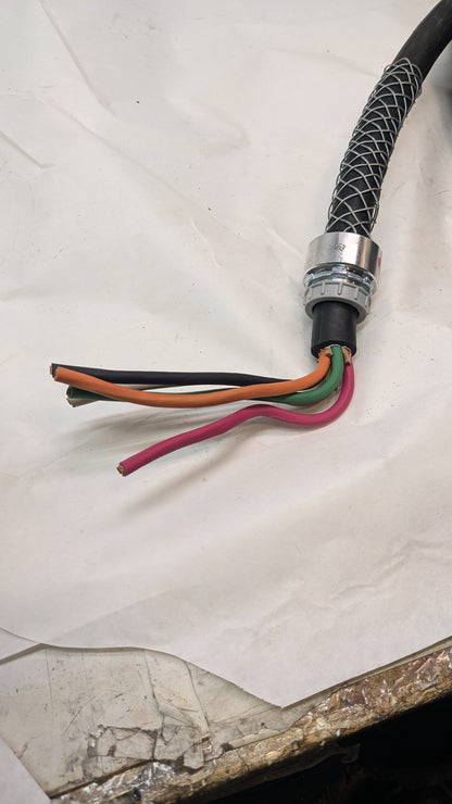 WALTHER FEMALE CONNECTION CABLE 16FT TYPE 369519 60A-7H 30Y277/480AVAC