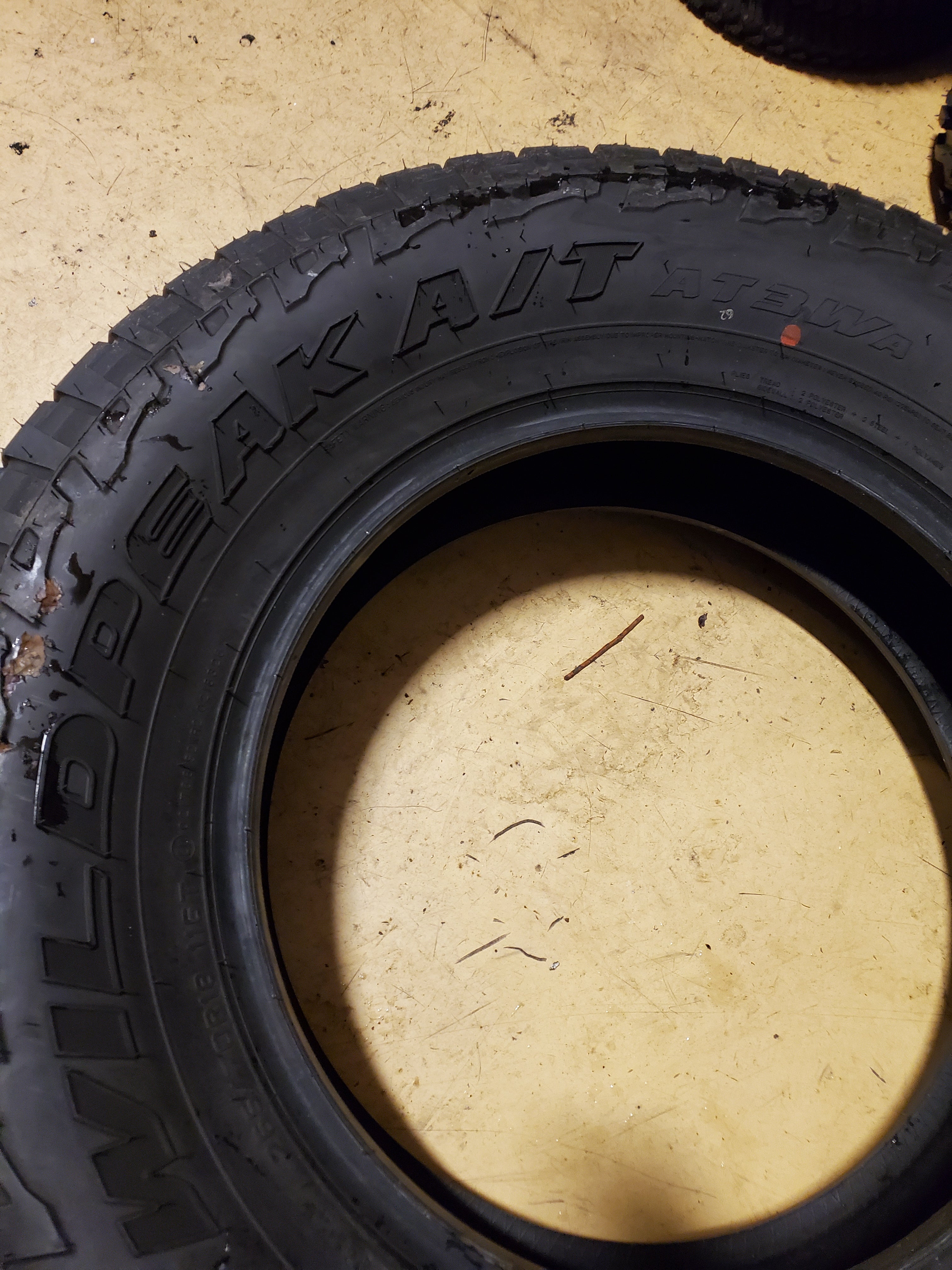4 FALKEN WILDPEAK A/T AT3WA BSW P 265 70 18 116T ALL TERRAIN TIRE 59000710