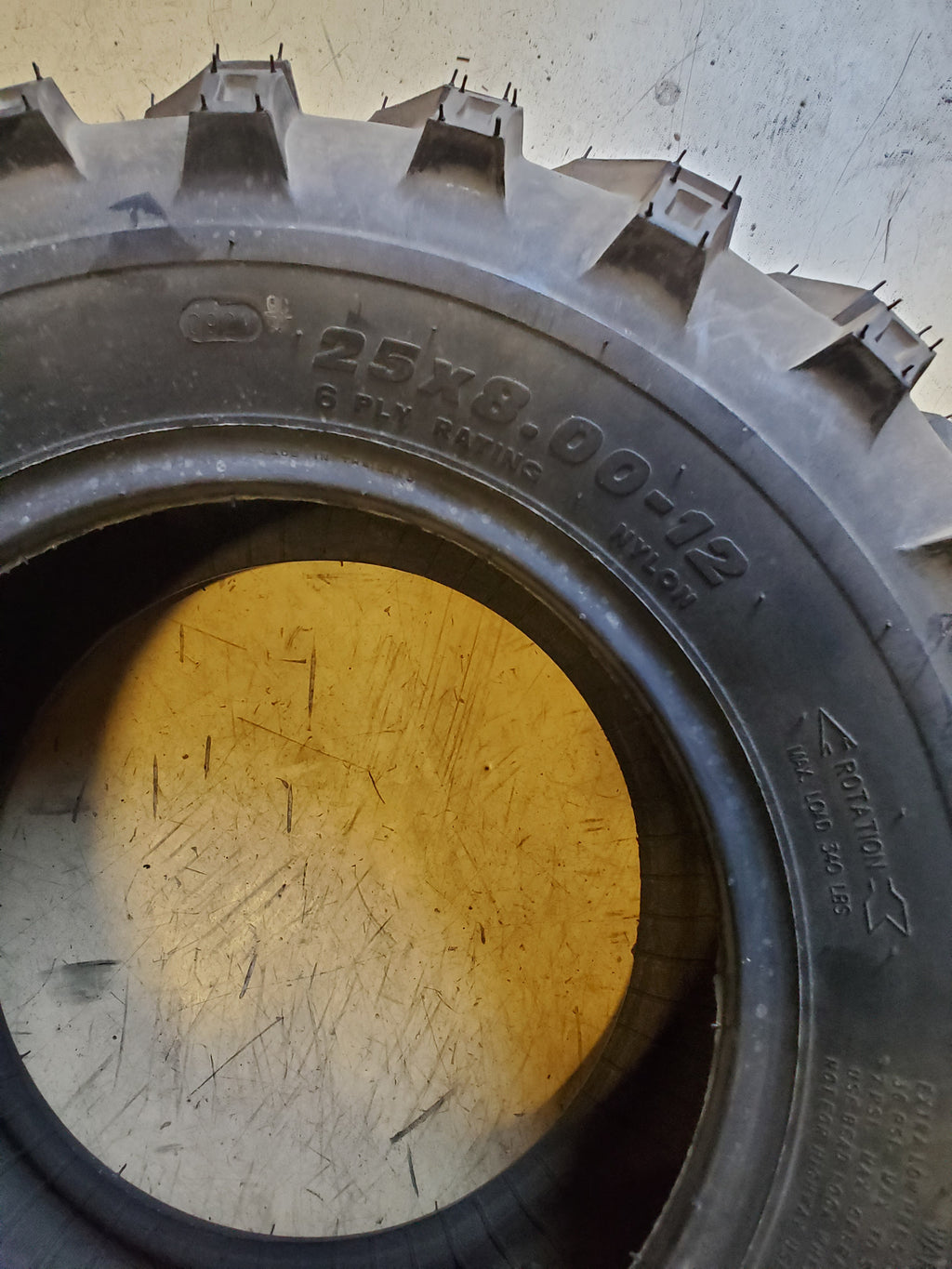 GBC DIRT DEVIL A/T BSW 25 8 12 6PLY ATV/UTV TIRE AR1228