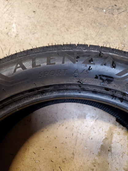USED 8.5/32” BRIDGESTONE ALENZA SPORT A/S BSW P 255 50 20 105H ALL SEASON TIRE 009620