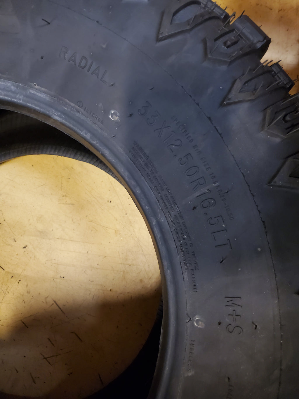 INTERCO TRXUS M/T BSW LT 33 12.5 16.5 10PLY MUD TIRE RXM08R