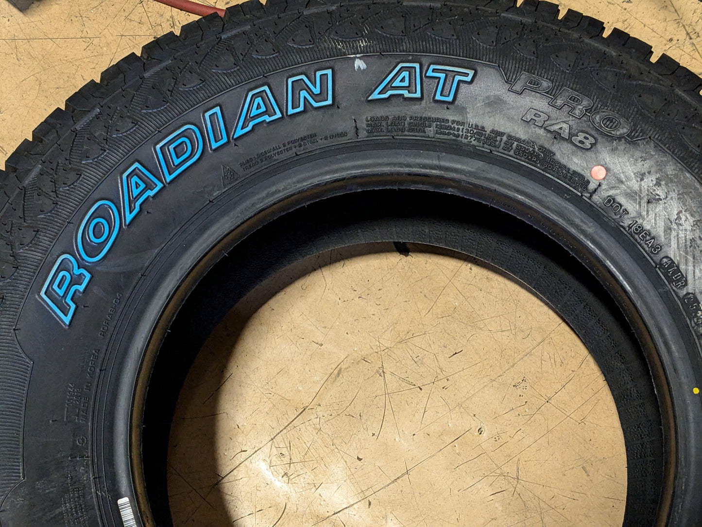 NEXEN RODIAN AT PRO RA8 OWL LT 245 75 16 120/116R ALL TERRAIN TIRE 12740NXK