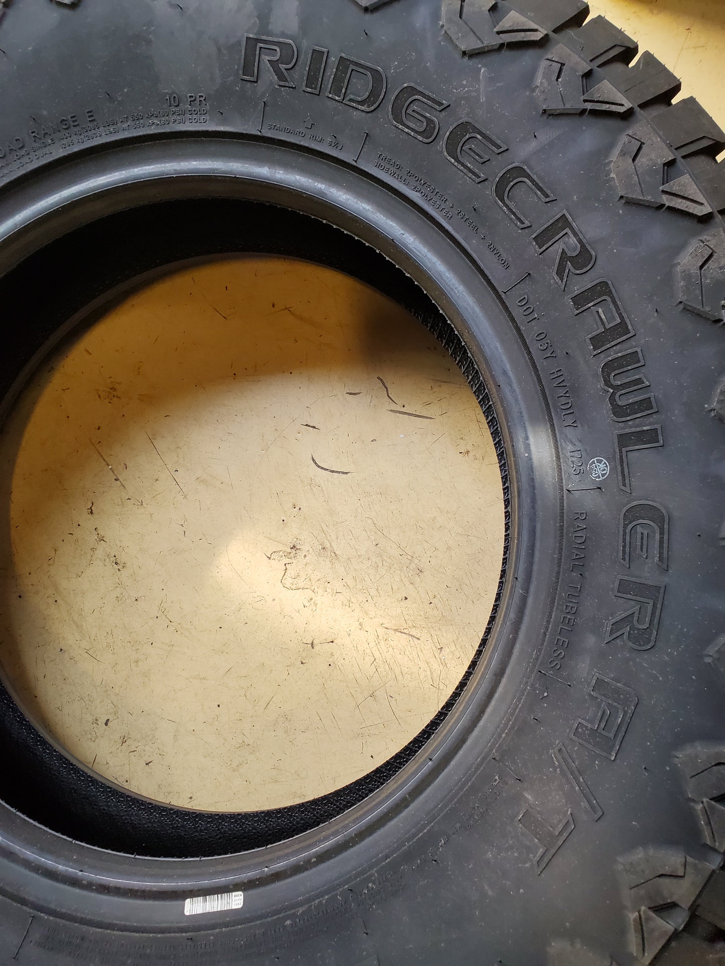 BLACKHAWK RIDGECRAWLER A/T LT 235 80 17 120/117R 10PLY ALL TERRAIN TIRE 4120865V