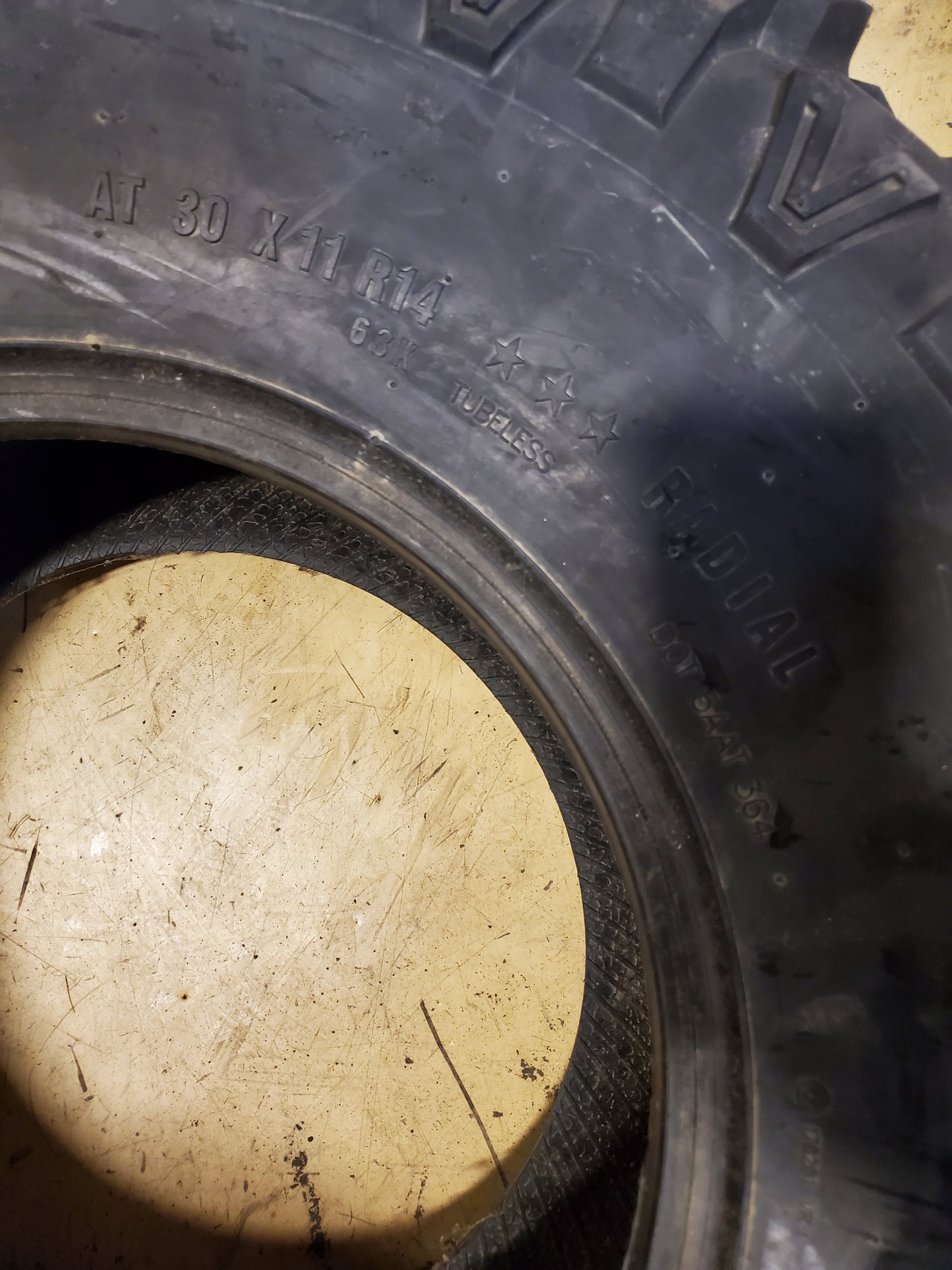 VEE RUBBER ADVANTAGE BSW AT 30 11 14 ATV/UTV TIRE A36409