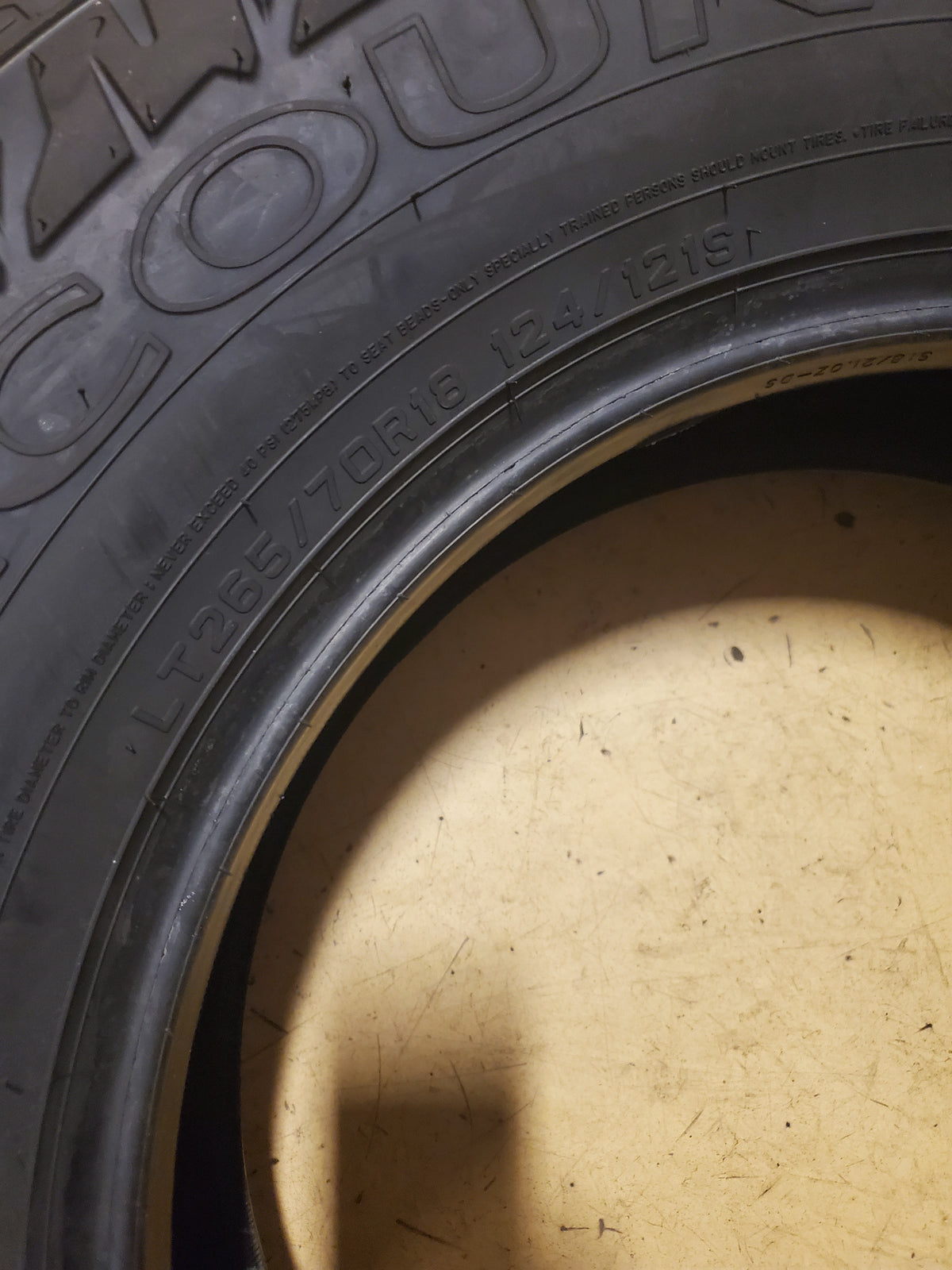 SUMITOMO ENCOUNTER AT BSW LT 265 70 18 124/121S 10PLY ALL TERRAIN TIRE ATH30