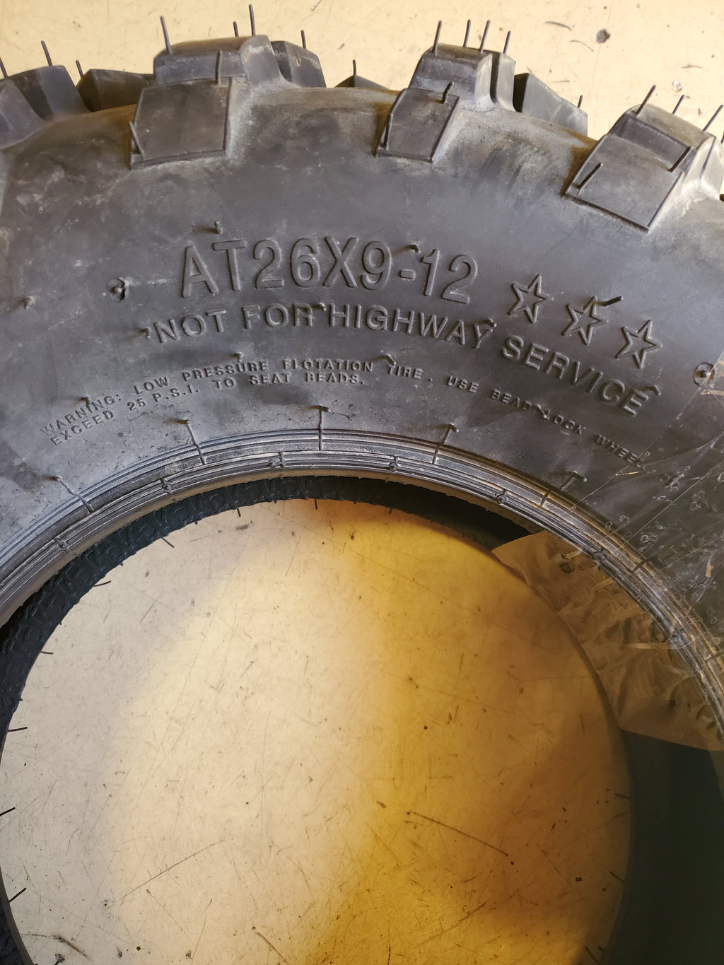 NOS CARLISLE AT489 XL BSW AT 26 9 12 ATV/UTV TIRE 560460