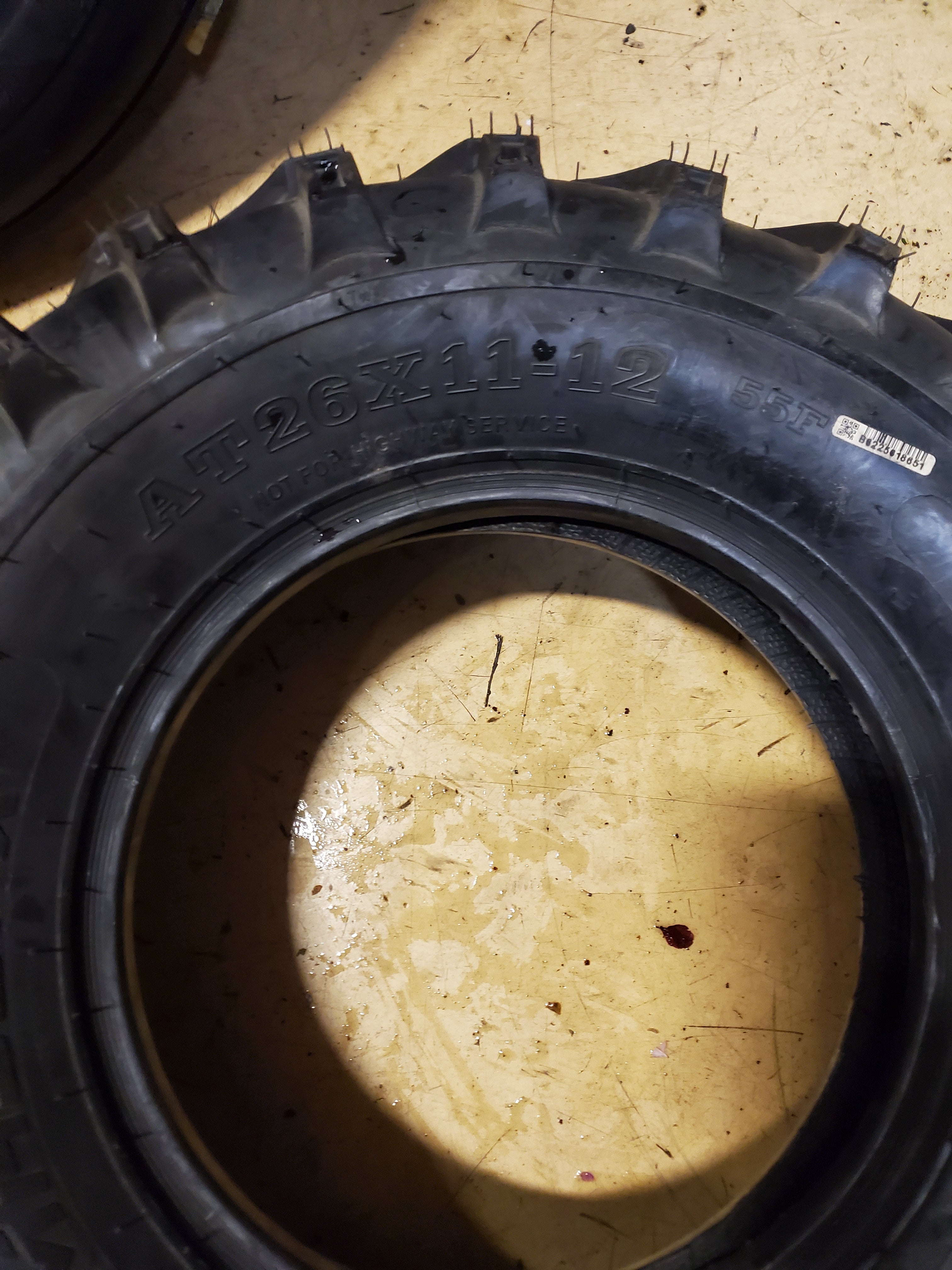 MASSFX BSW AT 26 11 12 55F 6PLY REAR ATV/UTV TIRE KT261112