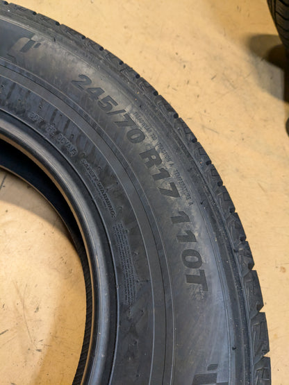 2 KUMHO CRUGEN HT51 BSW P 245 70 17 110T SL ALL SEASON TIRE 2181793