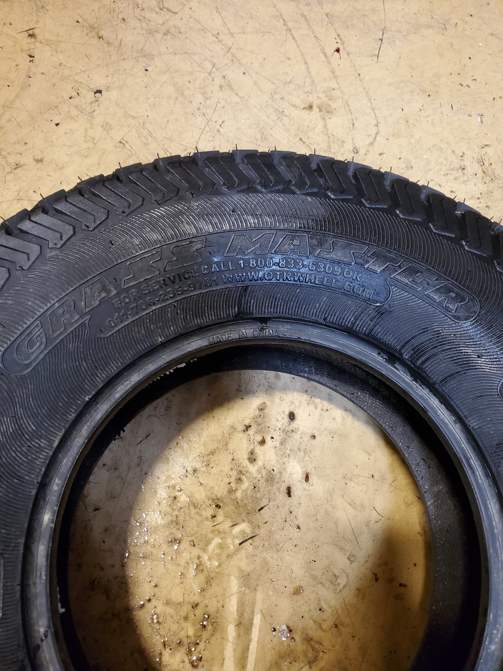NOS OTR GRASS MASTER BSW 25 10 12 4PLY LAWN MOWER TIRE T80425100012