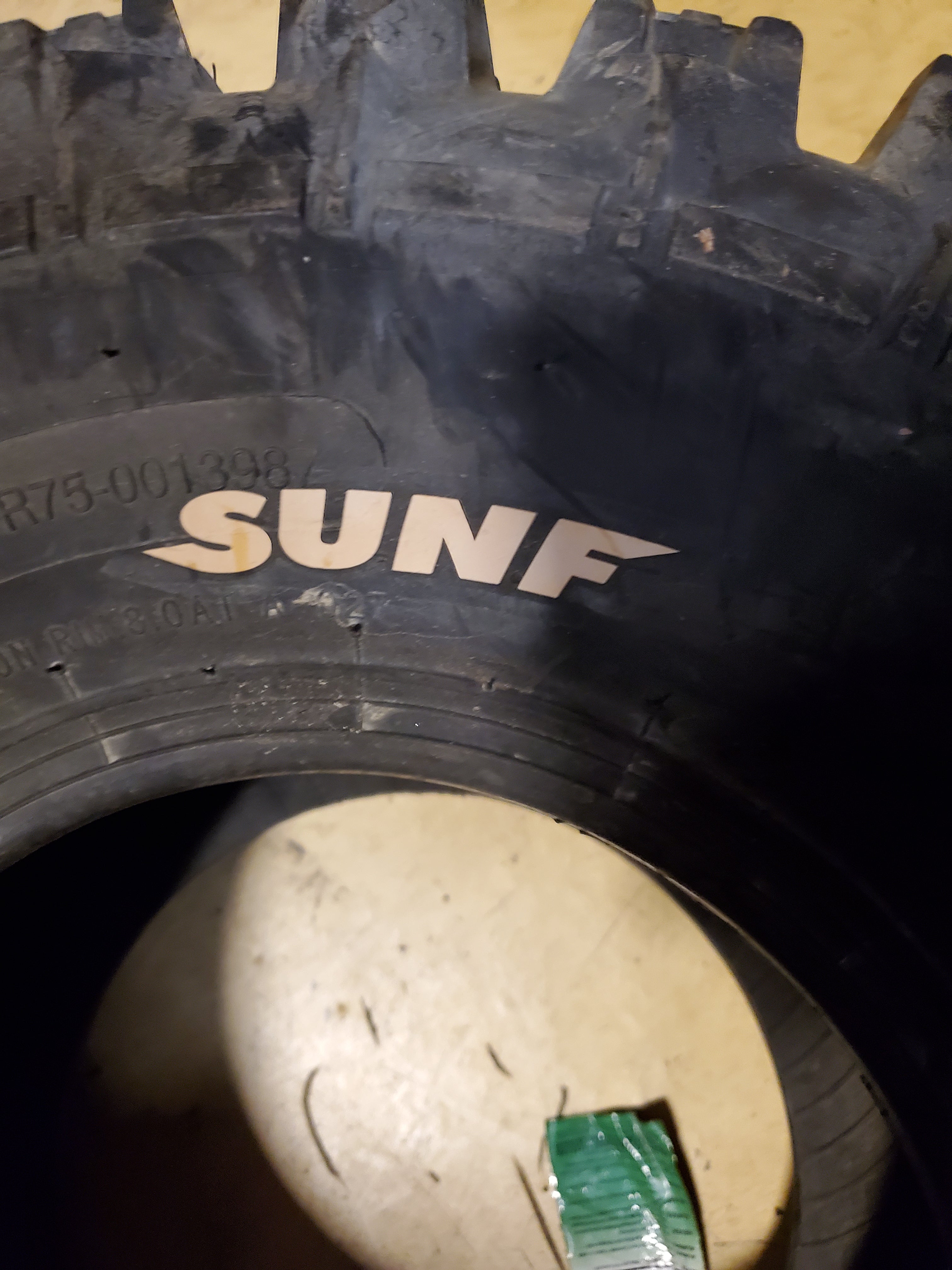 NOS SUNF A027 BSW AT 22 10 9 48J 6PLY ATV/UTV TIRE SA02722109