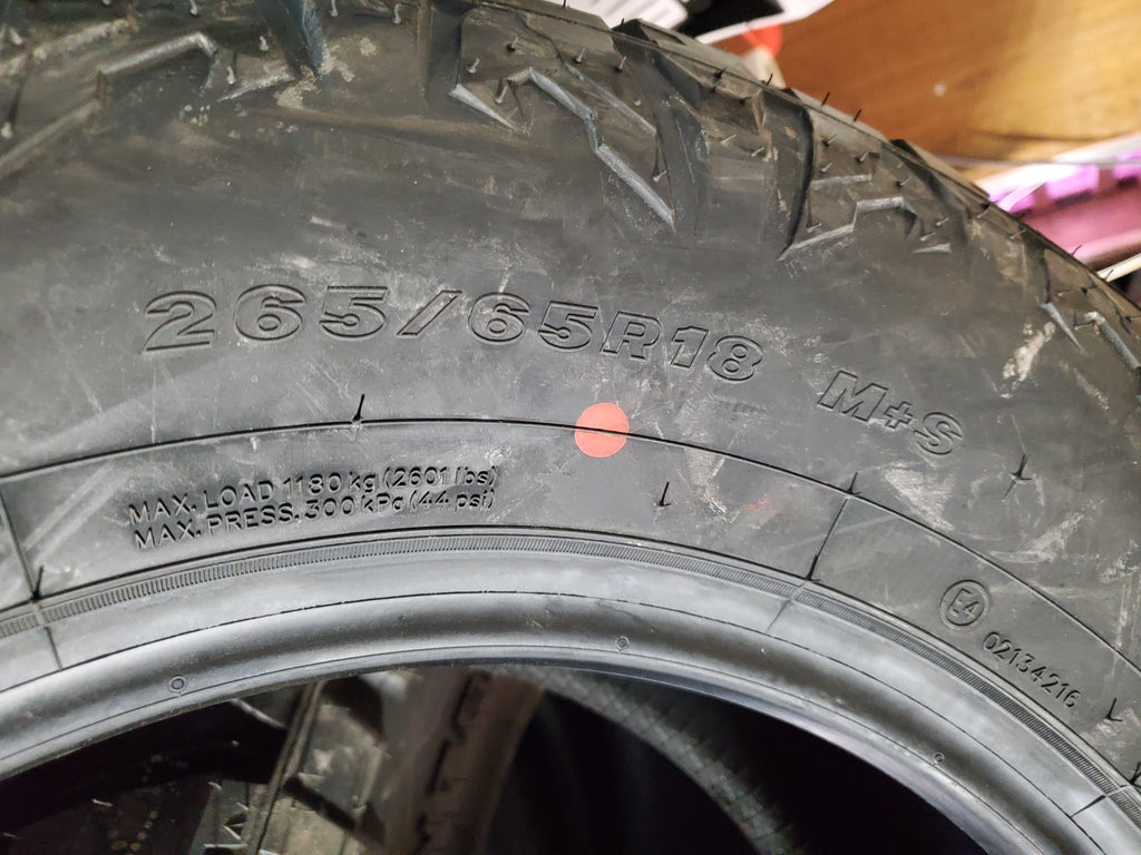 MAXXIS RAZR AT BSW P 265 65 18 114T ALL TERRAIN TIRE TP00405100