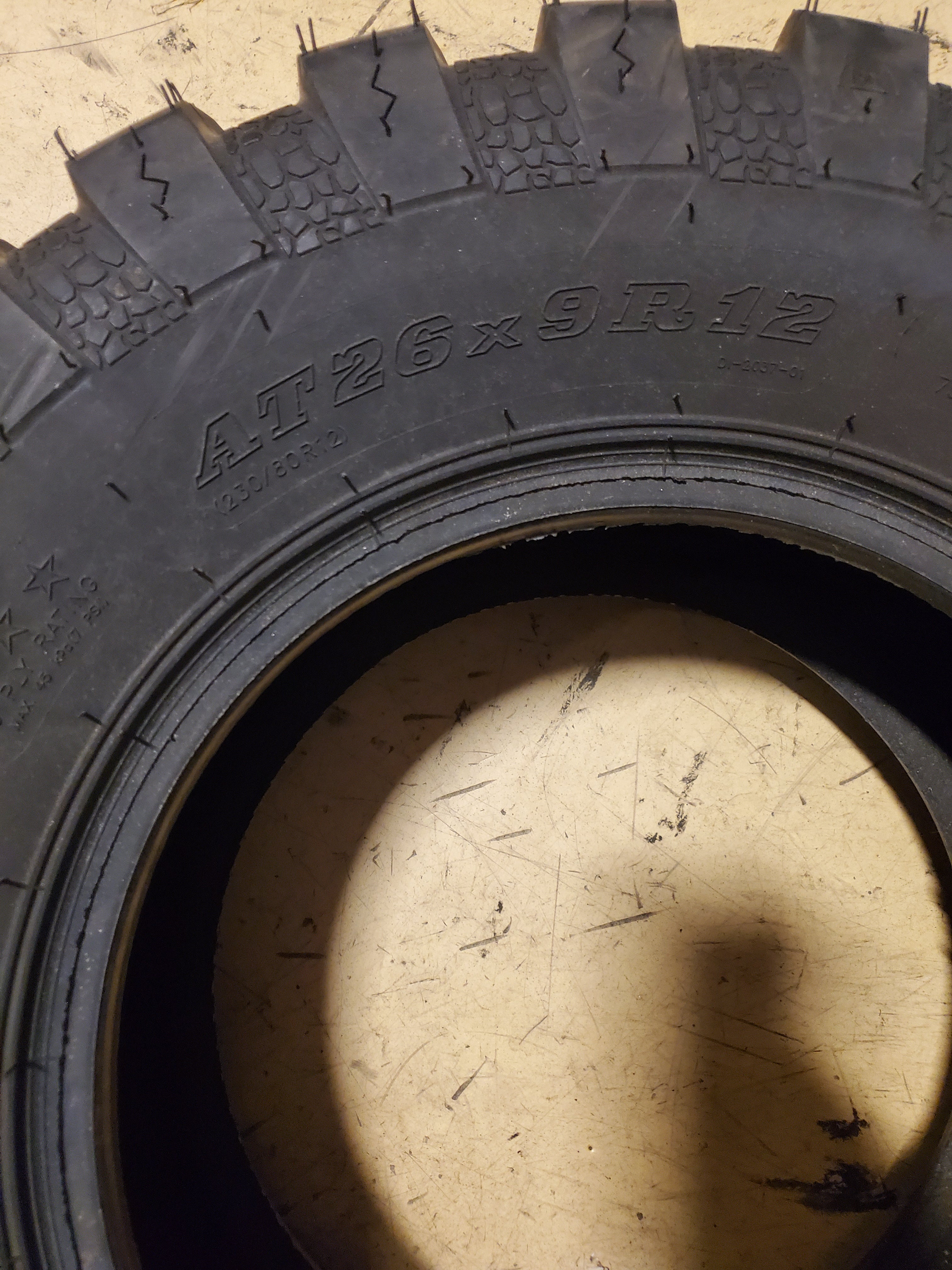DURO FRONTIER BSW AT 26 9 12 6PLY ATV/UTV TIRE 31203712269B