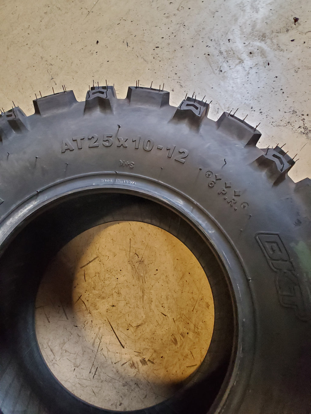 BKT W207 BSW AT 25 10 12 50J 6PLY ATV/UTV TIRE 94001774