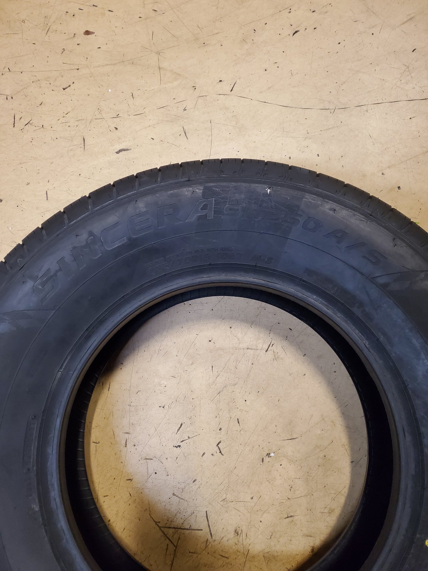 FALKEN SINCERA SN250 A/S BSW P 245 70 16 106T ALL SEASON TIRE 28294109