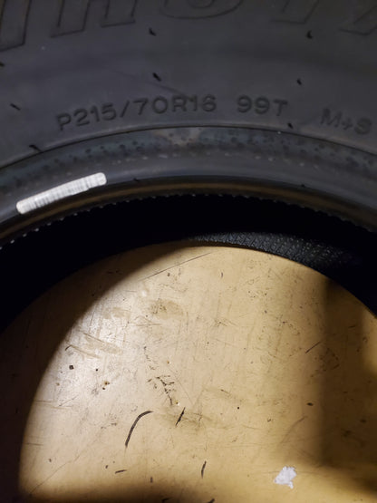 UNIROYAL LAREDO CROSS COUNTRY TOUR BSW P 215 70 16 99T ALL SEASON TIRE 31724