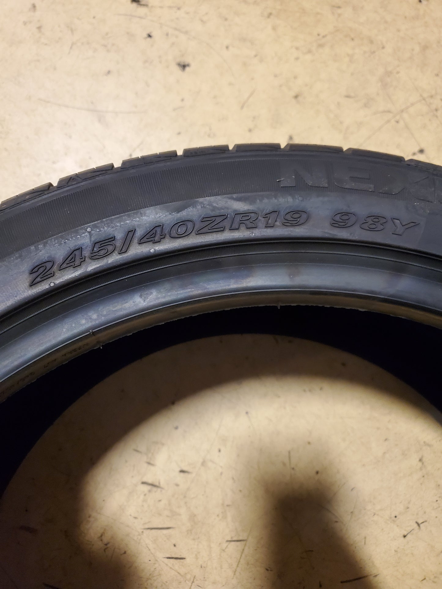 NEXEN NFERA AU7 BSW P 245 40 19 98Y XL UHP TIRE 14420NXK