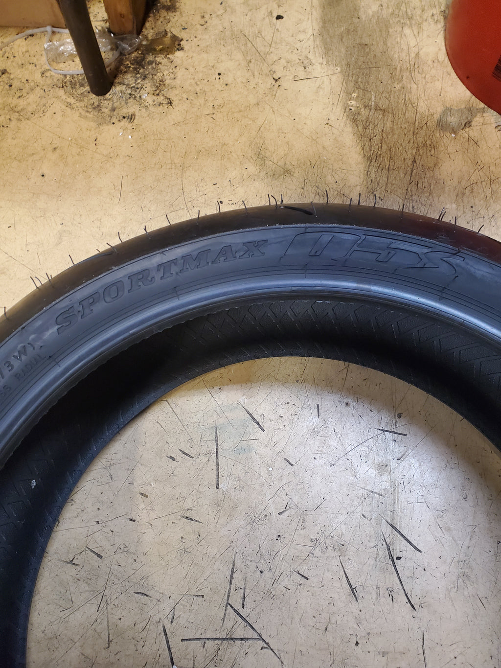 DUNLOP SPORTMAX Q5S BSW 190 50 17 73W REAR MOTORCYCLE TIRE 45258207