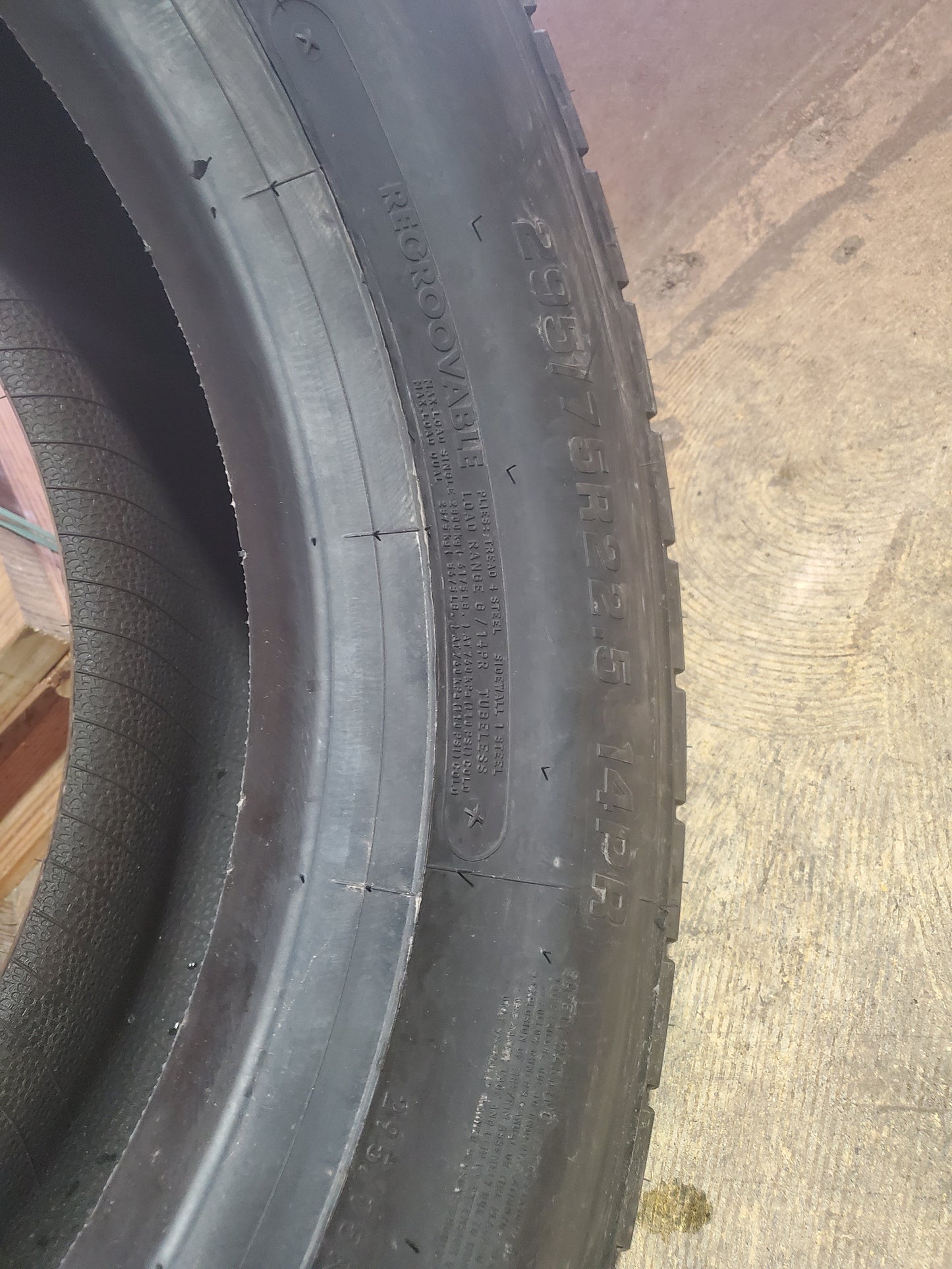 FIRESTONE FD692 BSW LT 295 75 22.5 144/140L 14PLY DRIVE TIRE 003153