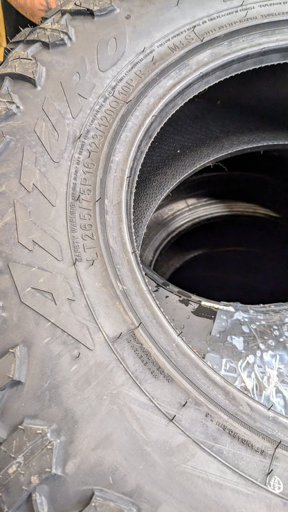 ATTURO TRAIL BLADE M/T BSW LT 265 75 16 123/120Q 10PLY MUD TIRE TBMTI0040888