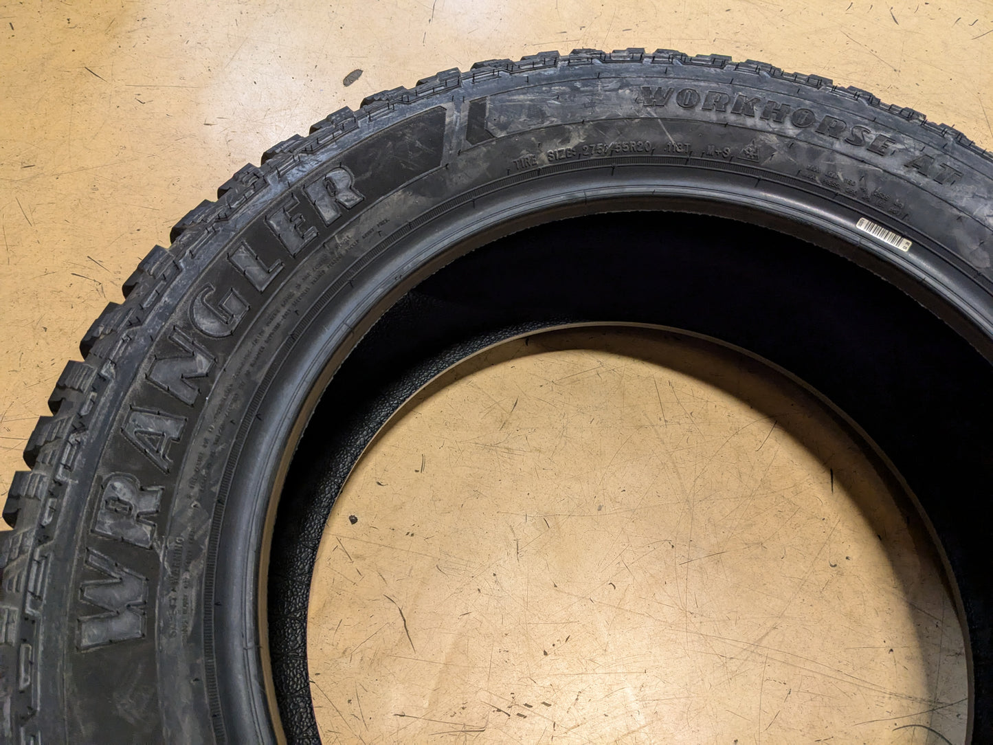 GOODYEAR WRANGLER WORKHOUSE AT BSW P 275 55 20 113T ALL TERRAIN TIRE 480065855