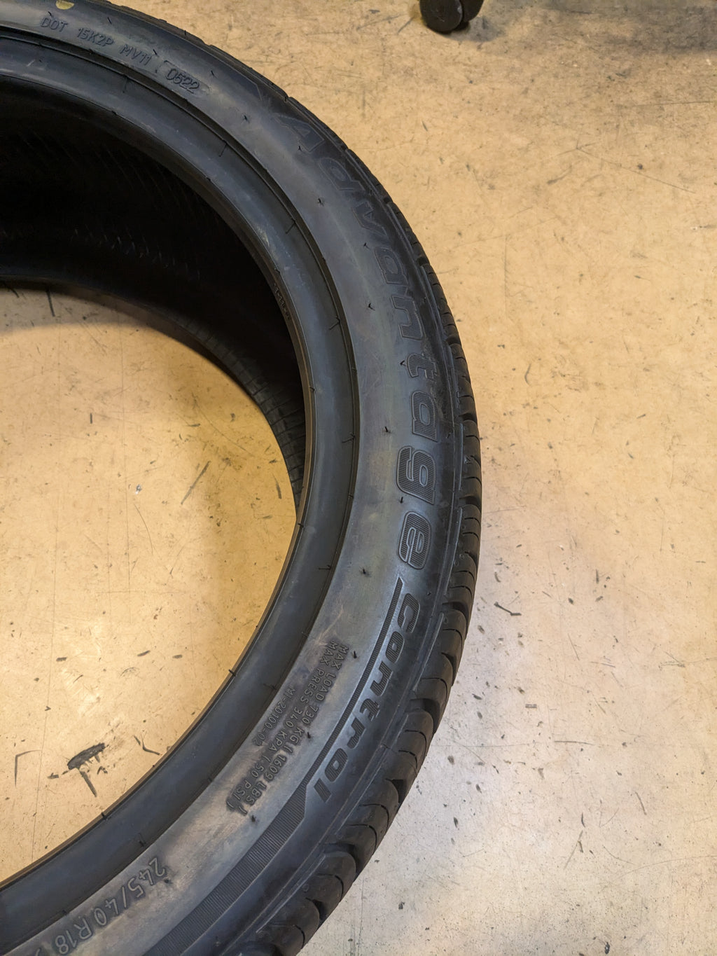 2 BFGOODRICH ADVANTAGE CONTROL BSW P 245 40 18 97V XL ALL SEASON TIRE 02922