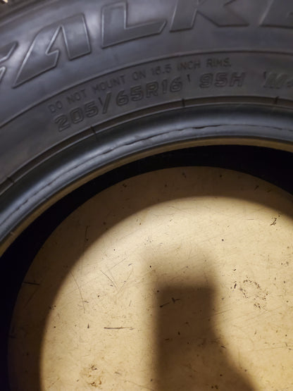 USED 10.5/32" FALKEN SINCERA SN201 A/S BSW P 205 65 16 95H ALL SEASON TIRE 28621876