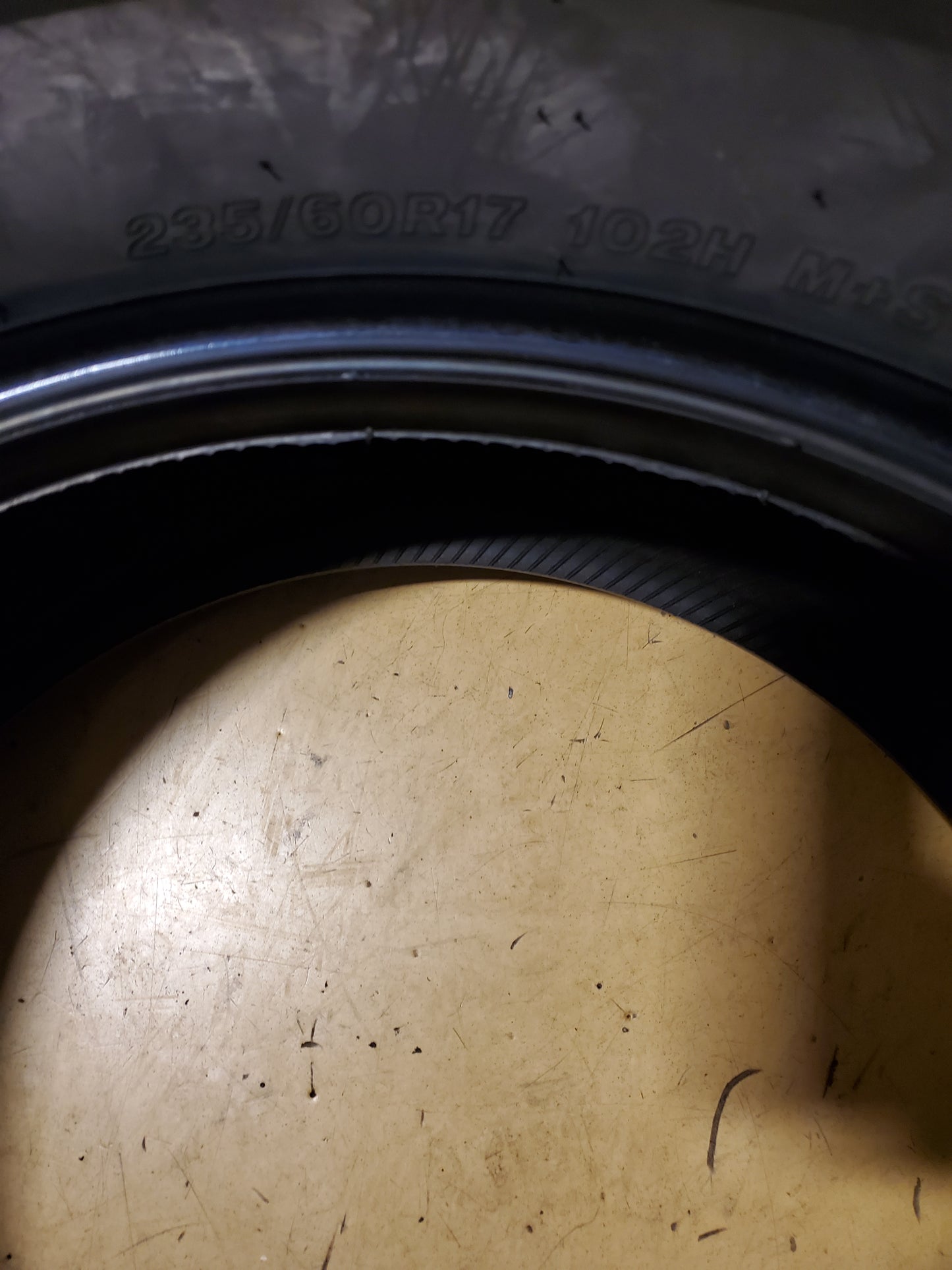 2 BRIDGESTONE TURANZA QUIETTRACK BSW P 235 60 17 102H ALL SEASON TIRE 007927