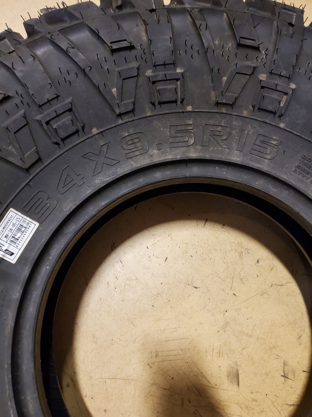 EFX MOTOVATOR BSW  34 9.5 15 8PLY ATV/UTV TIRE MV349515