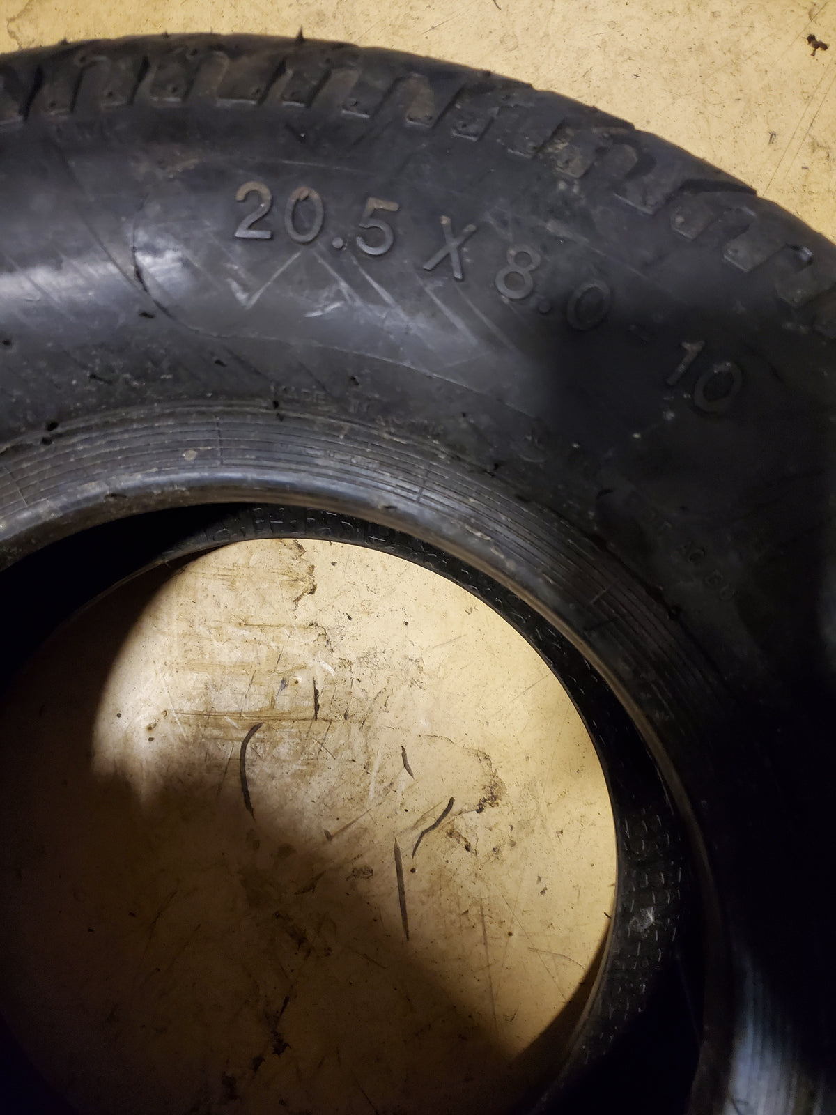 NOS CARLISLE SPORT TRAIL BSW 20.5 8 10 6PLY TRAILER TIRE 417421