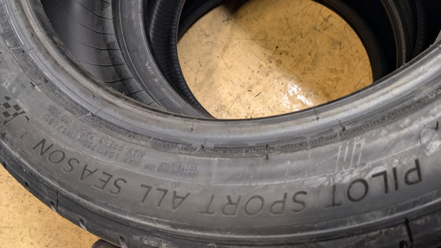 2 MICHELIN PILOT SPORT ALL SEASON 4 BSW P 225 50 17 98Y XL ALL SEASON TIRE 19719