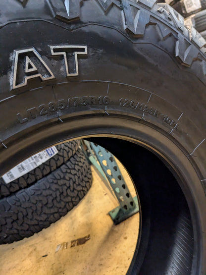 PRIMEWELL VALERA AT RWL LT 285 75 16 126/123R LRE 10PLY ALL TERRAIN TIRE AP375