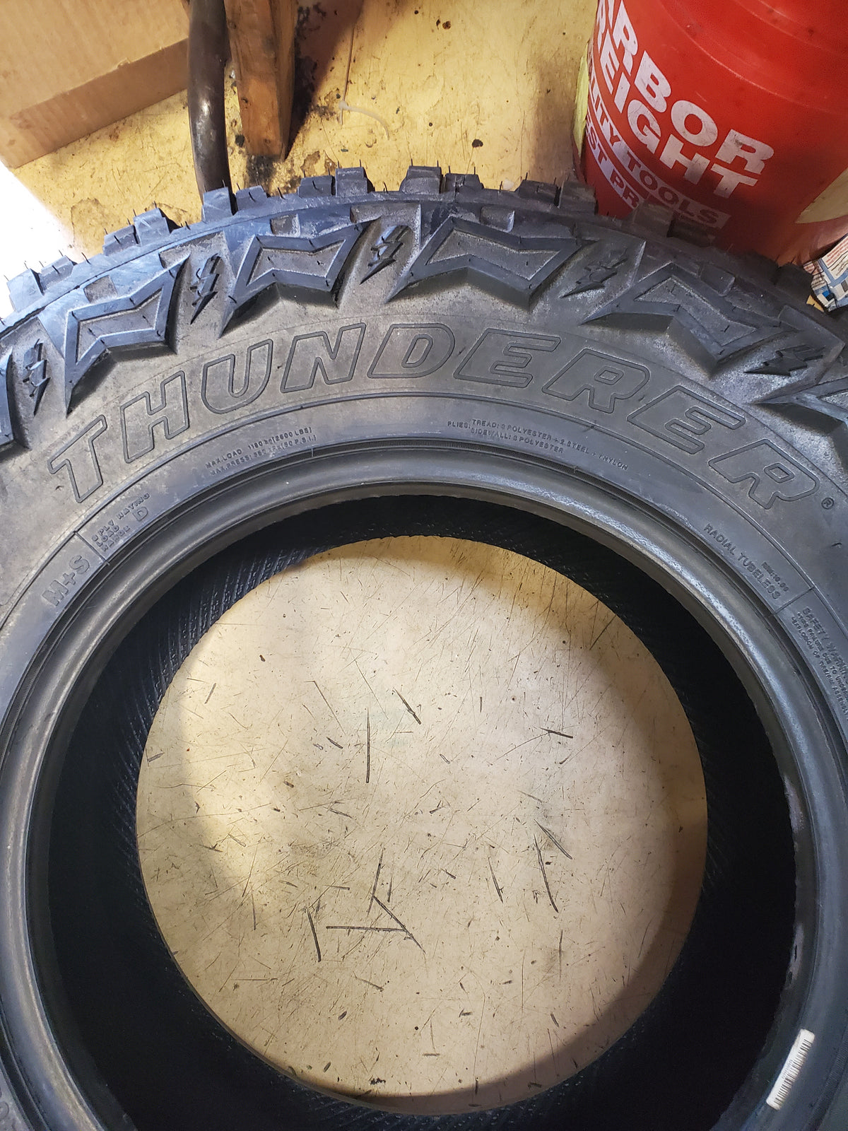 THUNDERER TRAC GRIP M/T R408 BSW LT 33 12.50 17 114Q 8PLY MUD TIRE TH2300